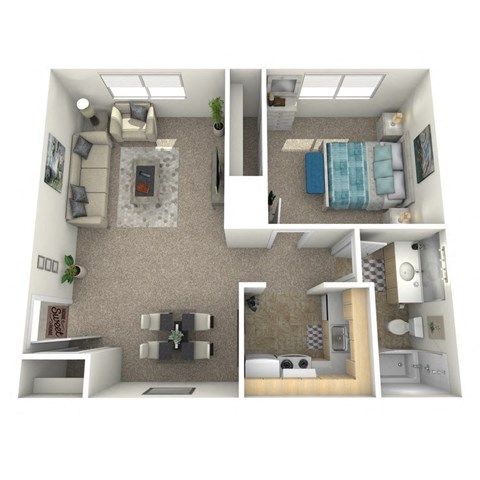 One Bedroom One Bath